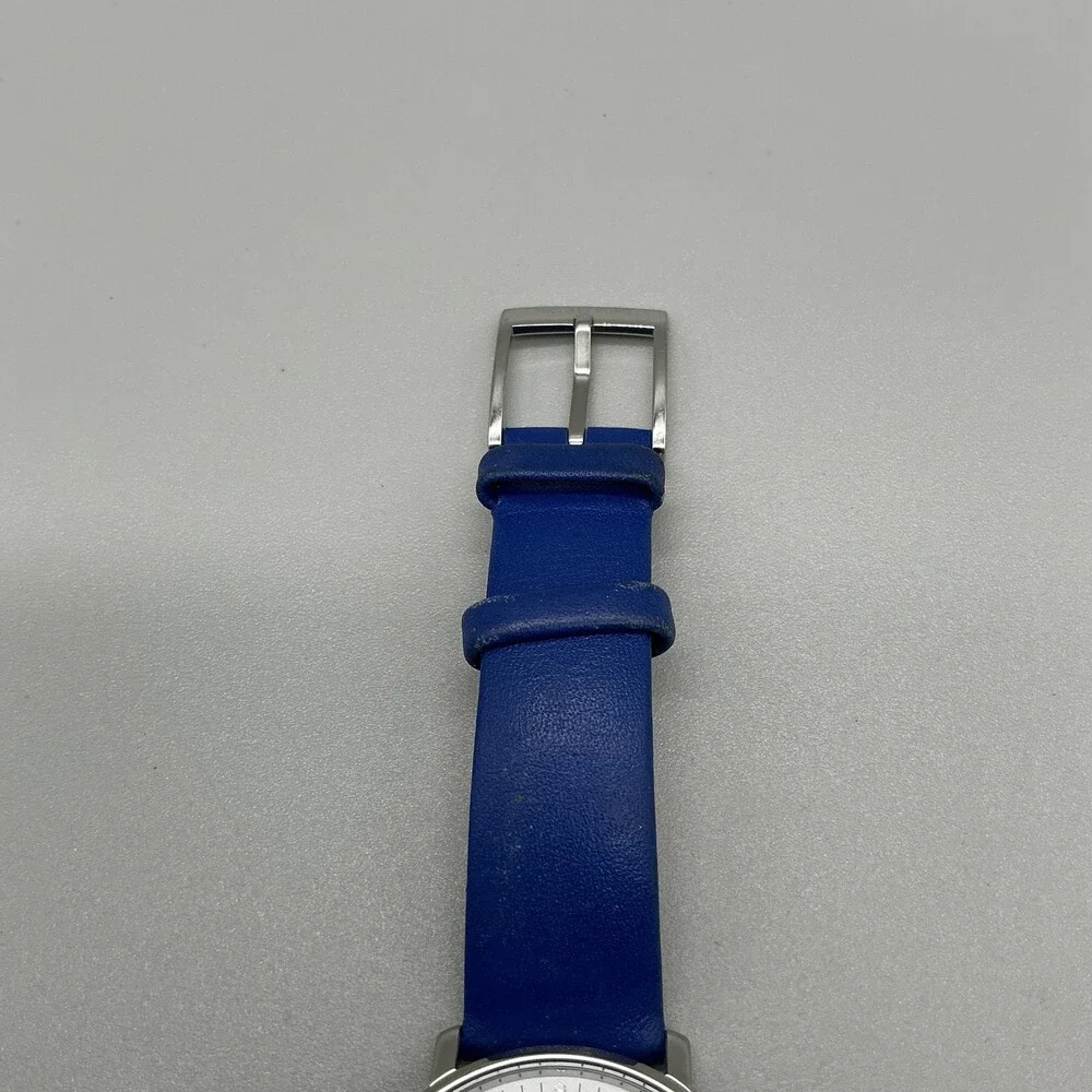 Michael Kors Pyper Womens Watch 38mm Blue Leather MK-2845 New Battery